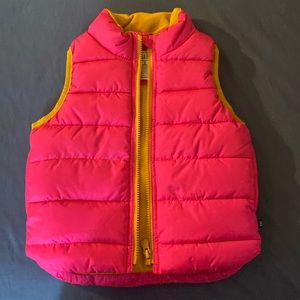 Girls pink vest by Gap used for 1 season